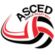 Logo ASCED Riaillé Volley Ball 3